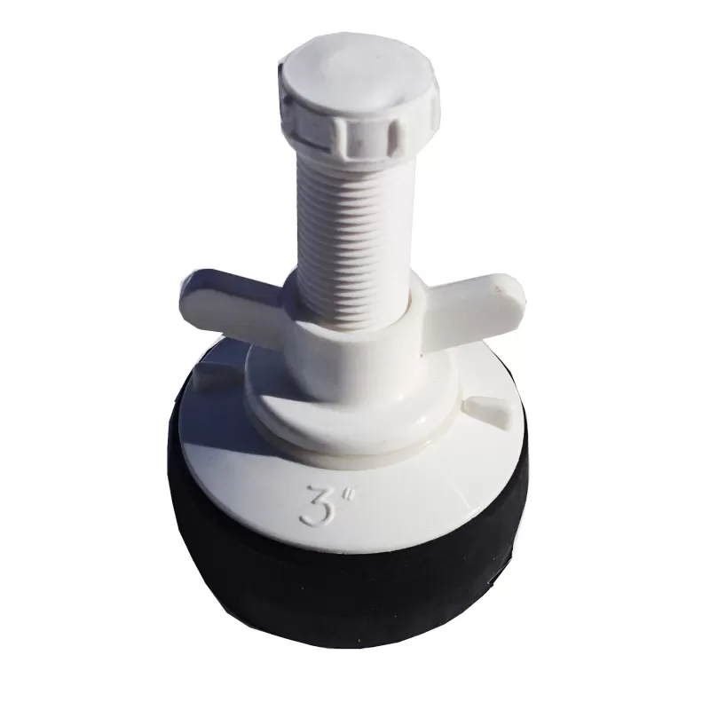 N303 Nylon plug 3" Hollow shaft large bore