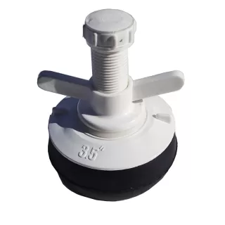 N3035 Nylon plug 3-1/2" Hollow shaft large bore